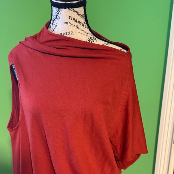 COS Red One Shoulder Dress - Picture 2 of 7